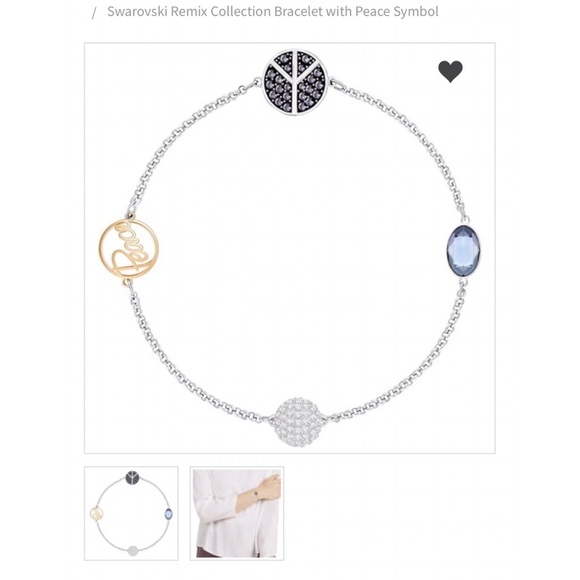 Swarovski Jewelry - Swarovski Remix Peace Crystal Bracelet